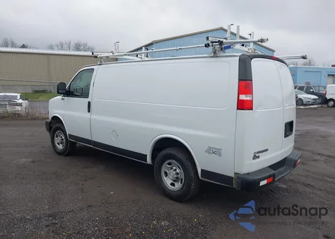 2019 Chevrolet Express 2500 Work Van из США, поврежденный, VIN 1GCWGAFG1K1146372